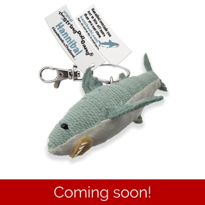 Hannibal the Shark String Doll Keychain Hannibal the Shark String Doll Keychain